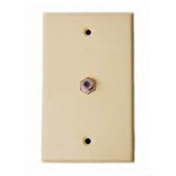 Receptacle Winegard OT-8700 Indoor Use Only; 75 Ohm Coaxial Cable Satellite Input; Single Receptacle; Ivory