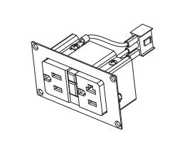 Receptacle Xantrex 808-9817 For Freedom XC And Freedom X Inverters; Ground Fault Interuptor Type - Young Farts RV Parts