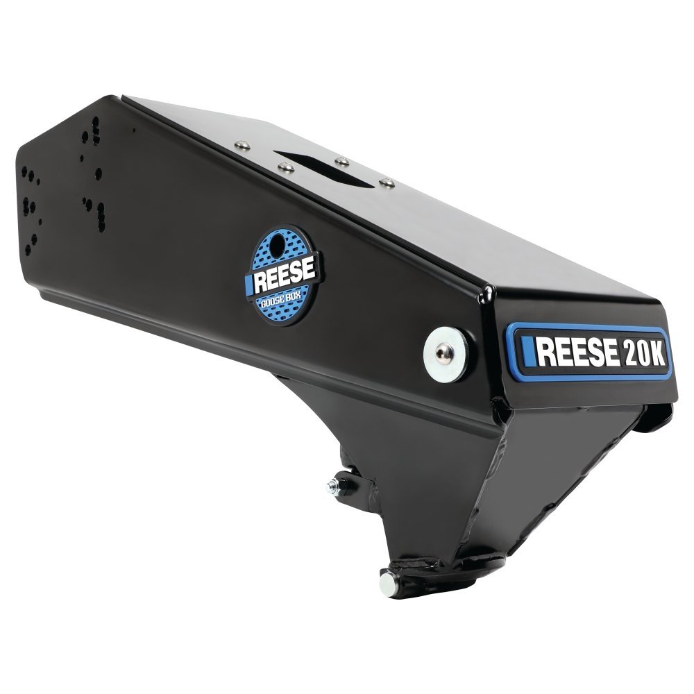 Reese 94920 - Goose Box 5th-Wheel-To-Gooseneck Air Ride Coupler Adapter 20,000 lbs. Capacity, Fits Lippert (1621, 1716, 0719, Rhino), Fabex PB 600 Series - Young Farts RV Parts