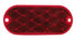 Reflector Peterson Mfg. V480R Quick Mount; Red Lens; 4-3/8" x 1-7/8" Oblong; Without Housing - Young Farts RV Parts