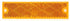 Reflector Peterson Mfg. V487A Amber Lens; 4 - 3/8" x 1 - 1/8" Rectangular; Without Housing - Young Farts RV Parts