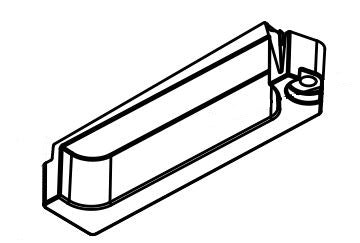 Refrigerator Door Handle Norcold 628018 Replacement For Norcold 2117/ 2118 Series Refrigerators; Fits Upper Door Left Hand Side Or Fits Lower Door Right Hand Side - Young Farts RV Parts