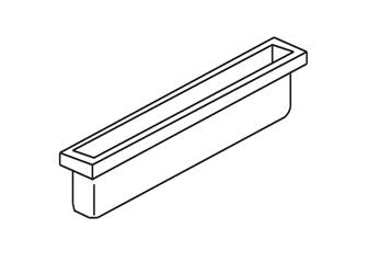 Refrigerator Drip Tray Norcold 61619930 Replacement For Norcold 400/ 600/ 6000/ 6001/ 8000/ N300/ N305/ N306 Series Refrigerators; For Fresh Food Compartment; 17-1/4" Length x 3" Width x 2" Height - Young Farts RV Parts