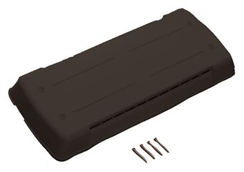 Refrigerator Vent Cover Ventmate 62712 Direct Replacement Lid For Dometic Refrigerator Vents; New Style; 25-1/2" Length x 10" Width; Black; Plastic - Young Farts RV Parts