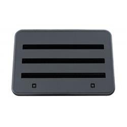 Refrigerator Vent Norcold 621156AG Use With Most Norcold Refrigerator; Air Intake Side Vent; 21-1/2" Width x 13-3/4" Height; Radius Corner; Aero Gray - Young Farts RV Parts