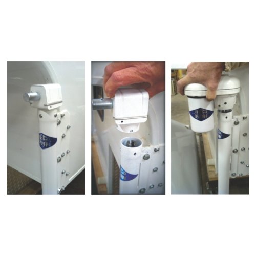 Reico-Titan Products 14031 Convertible Jack System White - Young Farts RV Parts