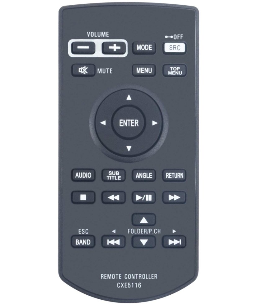 Replacement Remote CXE5116 for Pioneer AVH-1300NEX AVH-2330NEX AVH-X2800BS AVH-170DVD AVH-165DVD AVH-X4700BS AVH-X2600BT AVH-X3600BHS AVH-X2700BS and More, Replaced Remote Control + CR2025 Battery - Young Farts RV Parts