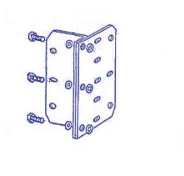 rieco-titian 55131 *SPECIAL ORDER* BRACKET KIT WIDE FOUR CORNER W/ C - Young Farts RV Parts