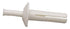 Rivet AP Products 013-140 1"; Plastic; Case Of 25; White - Young Farts RV Parts