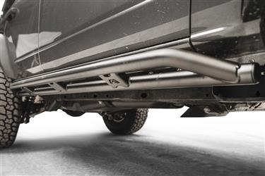 Rocker Panel Guard Fab Fours FB21-G5251-1 Rock Slider, Tubular, Powder Coated, Black - Young Farts RV Parts