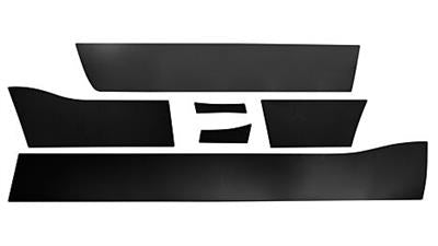 Rocker Panel Molding Putco 9751321BP Black Platinum, 6 Piece, Black - Young Farts RV Parts