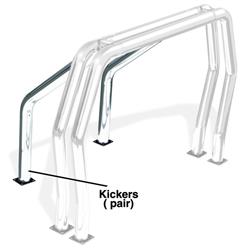 Roll Bar Component Go Rhino 9560C Bed Bars Kit Component, Component For Go Rhino Bed Bar Kits, Pair of Kickers - Young Farts RV Parts
