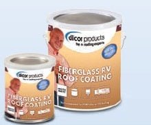 Roof Coating Dicor Corp. RP-FRCT-1 Use To Protect And Beautify Previously Coated RV Roofs, For Fiberglass RV Roof - Young Farts RV Parts