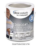 Dicor Corp. RP-IRCT-1 CoolCoat ™ Rubber Roof Coating 1 Gal. - Tan