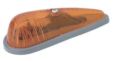 Roof Marker Light Grote Industries 46543 Universal Ford Style; Yellow Lens; Incandescent; Clear; Single - Young Farts RV Parts
