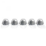 Roof Marker Light Recon Accessories 264142CL Direct Fit Tear-Drop; Clear Lens; Xenon Bulb; Amber