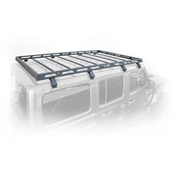 Roof Rack DV8 Offroad RRJL-01 Gutter Rail Mount; Clamp-On; Black - Young Farts RV Parts