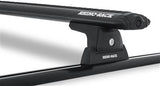 Roof Rack Rhino-Rack USA Y02-480B Vortex; Direct Fit; Black; With Two Roof Rack Cross Bar/ One Roof Rack Mounting Kit/ One Roof Rack Side Rail