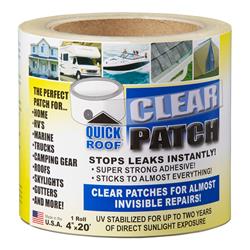 Roof Repair Tape 4" x 20 Foot CoFair Product QRCP420 Quick Roof ™; Patch Tape; - Young Farts RV Parts