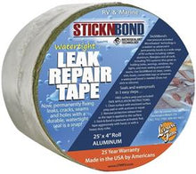 Load image into Gallery viewer, Roof Repair Tape; 4&quot; x 37 Foot Roll Heng&#39;s Industries 60018 STICKNBOND ™; Use To Repair Holding Tanks/ Fresh Water Tanks/ Pipes And Tears In Roof; For Use On Rubber/ Polyethylene/ Polypropylene/ Fiberglass/ Steel/ Wood And Aluminum Surfaces; Flexible Whit - Young Farts RV Parts