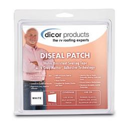 Roof Repair Tape Dicor Corp. 522AF-66-1C Use To Seal Leaks On RV Roof; Use With EPDM (Ethylene Propylene Diene Monomer) Rubber/ TPO (Thermoplastic Olefin)/ Fiberglass/ Wood/ Plastic/ Steel And Aluminum; Aluminum Foil - Young Farts RV Parts