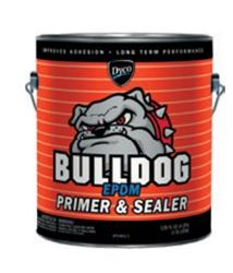 Roof Sealant Primer Dyco Paints DYC463/1 Bulldog, Use Before Applying Coatings To Prepare Ethylene Propylene Diene Monomer (EPDM) Membranes For Exceptional Adhesion And Bonding Strength, White, 1 Gallon - Young Farts RV Parts