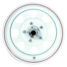 Load image into Gallery viewer, RT RT3728 - WHITE EIGHT SPOKE RIM 15&quot;X6&quot; 0 OFFSET 4.28 - Young Farts RV Parts