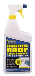 Rubber Roof Protectant Protect All 68032CA Use To Protect All EPDM Rubber Roof Membranes To Extend The Life; 32 Ounce Trigger Spray Bottle; Single; With English Language Packaging; With Bilingual Language - Young Farts RV Parts
