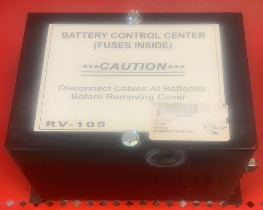 RV-105 Battery Control Centre Monaco 16625194 - Young Farts RV Parts