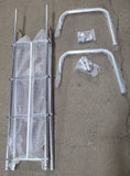 RV Pro LA-401 - Exterior Ladder w/ Hinges - Aluminum - 99-1/2