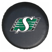 Load image into Gallery viewer, Saskatchewan RoughRiders - Universal RV Spare Tire Cover 27&quot; - Young Farts RV Parts