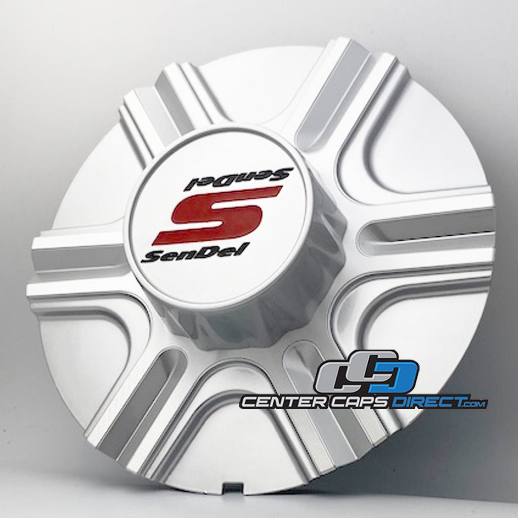 Sendel Wheels Silver Custom Wheel Center Cap # C1 664560 02 Ro One Cap - Young Farts RV Parts