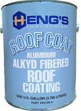 Load image into Gallery viewer, silver | Roof Coating Heng&#39;s Industries 43128-4 Use To Protect Roofs Against All Weather Conditions, For Metal And Aluminum Roofs, Silver - Young Farts RV Parts