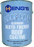 silver - Roof Coating Heng's Industries 43128-4 Use To Protect Roofs Against All Weather Conditions, For Metal And Aluminum Roofs, Silver