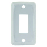 Single Face Plate, White