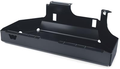 Skid Plate Warn 67820 Body Armor, Fuel Tank Plate, Powder Coated, Black - Young Farts RV Parts