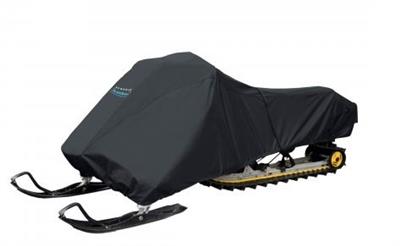 Snowmobile Cover Classic Accessories 71537 For Storage Only, Does Not Cover Skis, Large, Fits 101 to 118" Length, Black, ProtekX Plus Fabric - Young Farts RV Parts