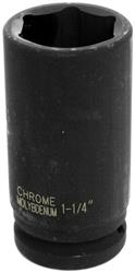Socket Performance Tool M742-40 3/4" Drive, 1-1/4", Standard, Deep Impact Socket, 6 Point, Black Oxide, Chrome Molybdenum Steel - Young Farts RV Parts