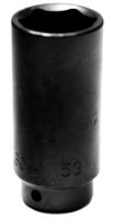 Socket Performance Tool W153 1/2" Drive, 30 Millimeter, Metric, Front Wheel Drive Axle Nut Socket, Black, Chrome Moly Steel - Young Farts RV Parts
