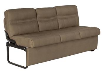 Sofa Lippert Components 2020129841 Thomas Payne Furniture, Jack Knife, 72" Width x 30" Depth x 34" Height Overall, 69" Width x 20" Depth x 19" Height Seating Surface Size, 69" Width x 42" Depth x 19" Height Sleeping Surface Size, Seating For 3, Grummond, - Young Farts RV Parts