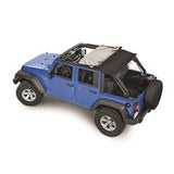 Soft Top TrailFX JTSB03 TrailFX Slant Back Top, Black Diamond, Fabric, Uses Factory Doors, Without Upper Door Windows