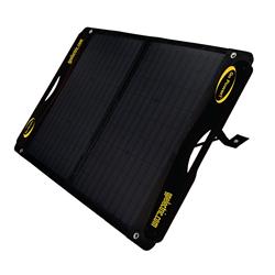 Solar Kit Go Power 82764 Duralite, Portable Solar Kit, Model GP-DURALITE-100, 100 Watt/ 5.06 Amp Charging Current, 21.1" Length x 23.8" Width x 1.8" Depth Folded Closed/ 21.1" Length x 47.6" Length x 1" Depth Open, With Kickstands, 30 Amp PWM Digital Cont - Young Farts RV Parts