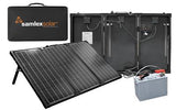 Solar Kit Samlex America MSK-135 Portable Solar Charging Kit, 135 Watts/ 17.4 Volt Maximum/ 7.74 Amp, Rigid Panel, 27.36