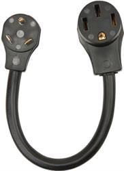 SouthWire Corp. Power Cord Adapter 30 Amp Male To 50 Amp Female 18" - 30AM50AF18 - Young Farts RV Parts