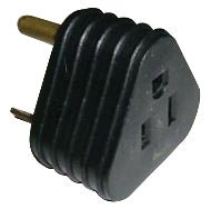 SouthWire Corp. Triangle Shape Power Cord Adapter 30 Amp Male To 15 Amp Female - 09522TR08 - Young Farts RV Parts