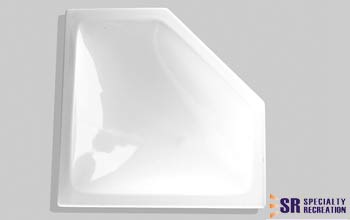 Specialty Recreation Neo Angle Skylight 20 Inch x 8 Inch - White - Single - NN208 - Young Farts RV Parts