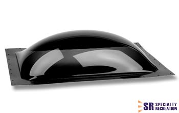 Specialty Recreation Rectangular Skylight 5" Bubble Type Dome Opening 30 x 18 Inch Smoke Black - SL1830S - Young Farts RV Parts