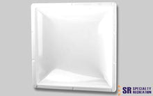 Load image into Gallery viewer, Specialty Recreation Skylight 3-1/2&quot; High Bubble Type Dome Square White Opening 14&quot; x 14&quot; - N1414 - Young Farts RV Parts