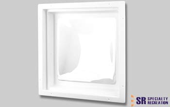 Specialty Recreation Skylight 4-1/2" Bubble Type Dome Opening 22" x 22" White - N2222D - Young Farts RV Parts