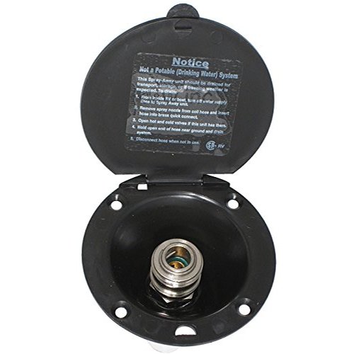 SPRAY-PORT OUTLET BLACK - Young Farts RV Parts